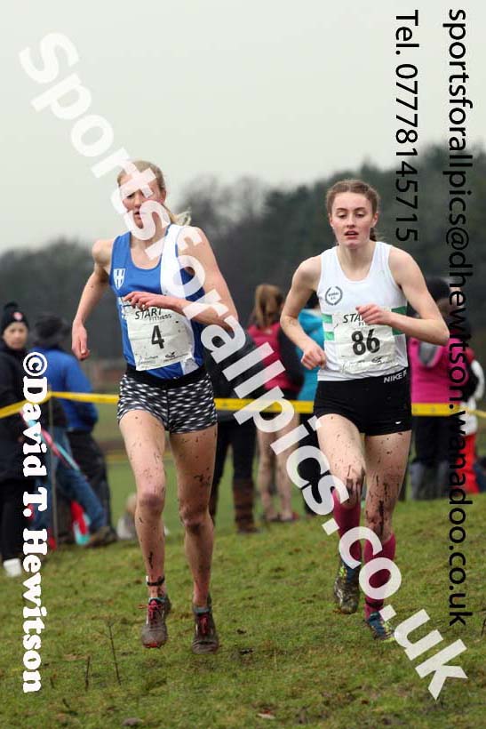 Womens under-20a  Northern Cross Country, Knowsley Safari Park. Photo: David T. Hewitson/Sports for All Pics